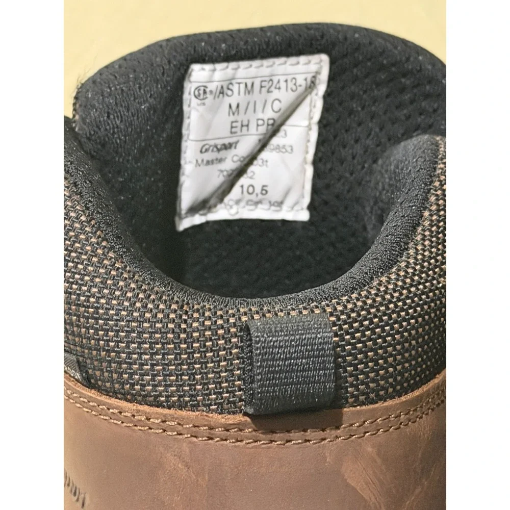 Grisport Master Con D3t Mens BOA Safety Work Boots Brown Leather Vibram 10.5